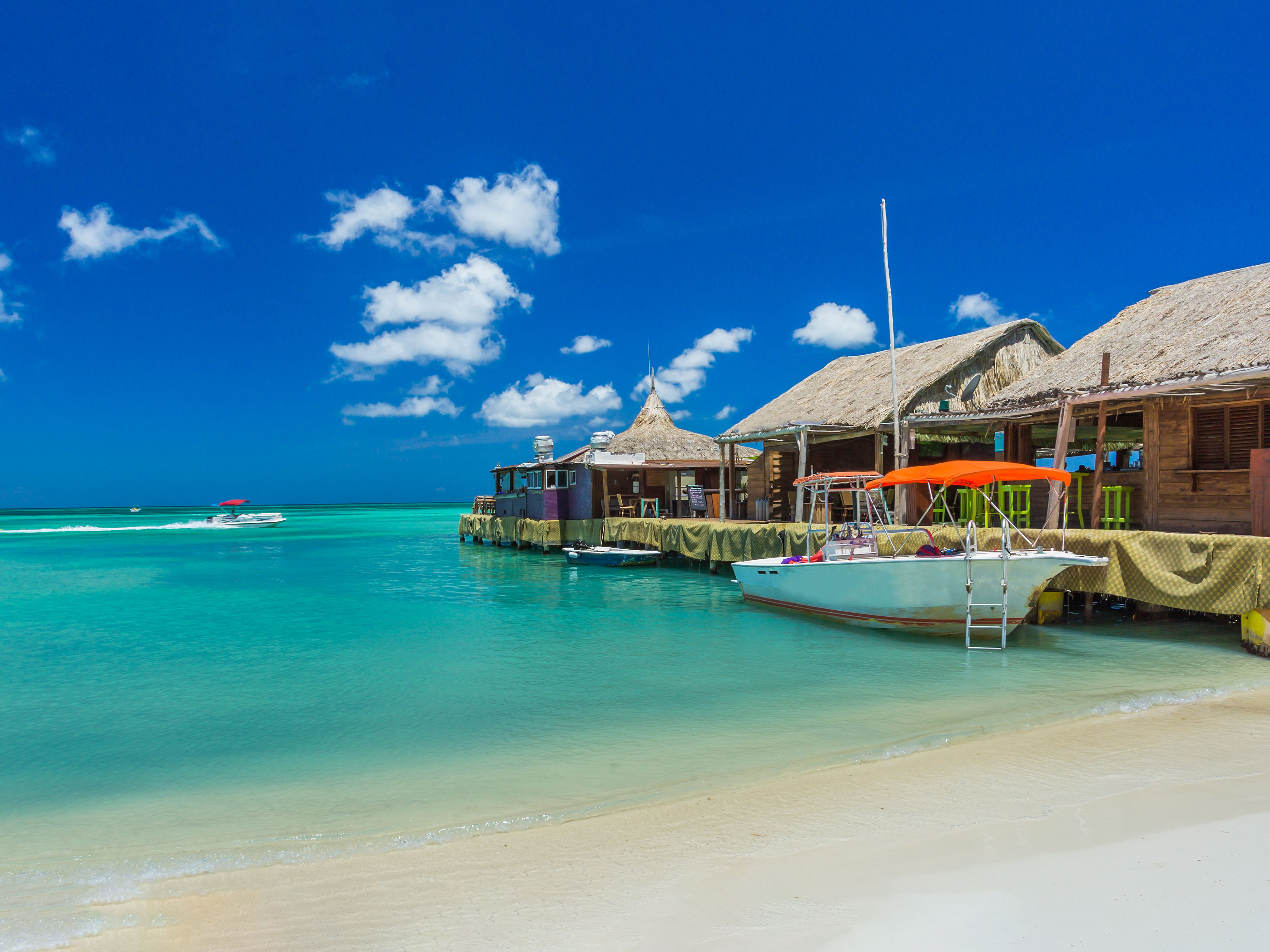 Beach at Aruba island, Netherlands Antilles, Caribbean
